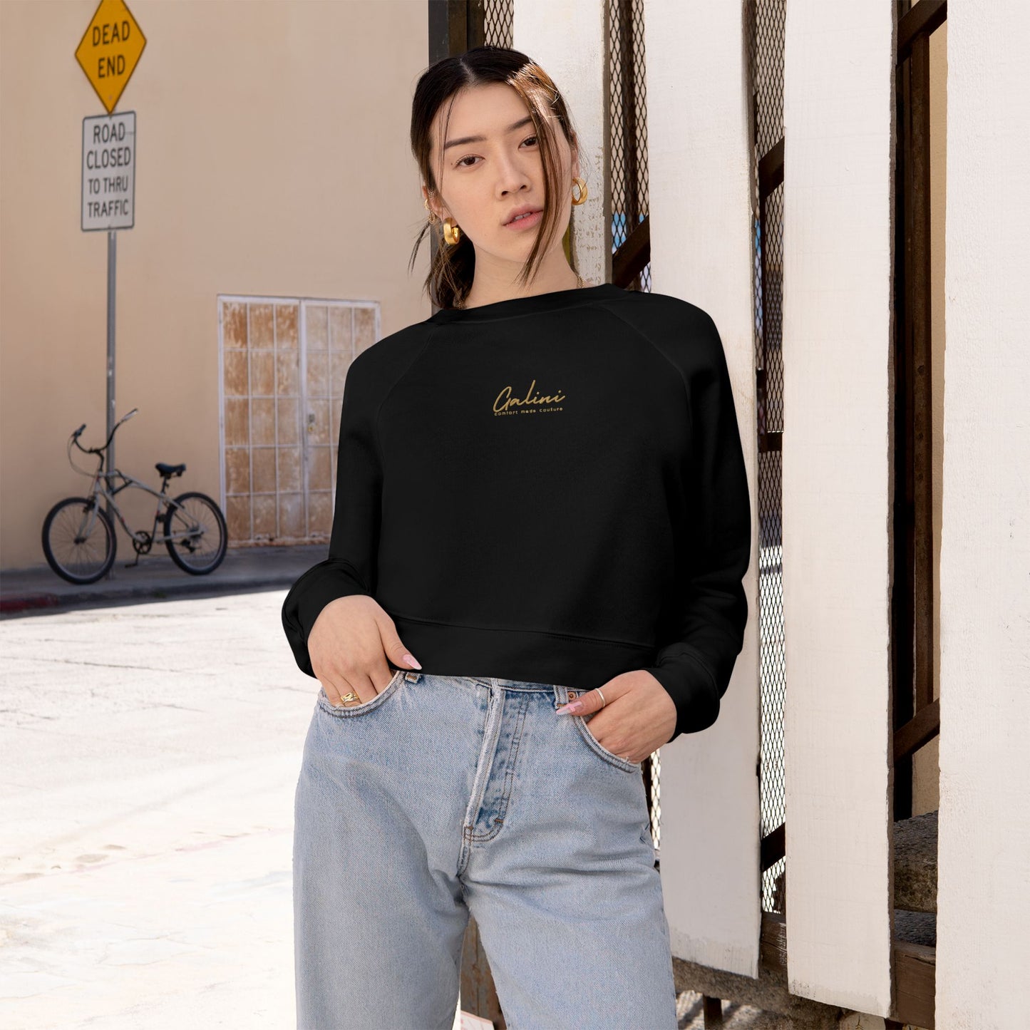 Galani Cozy Women's Sweatshirt - Gold Script