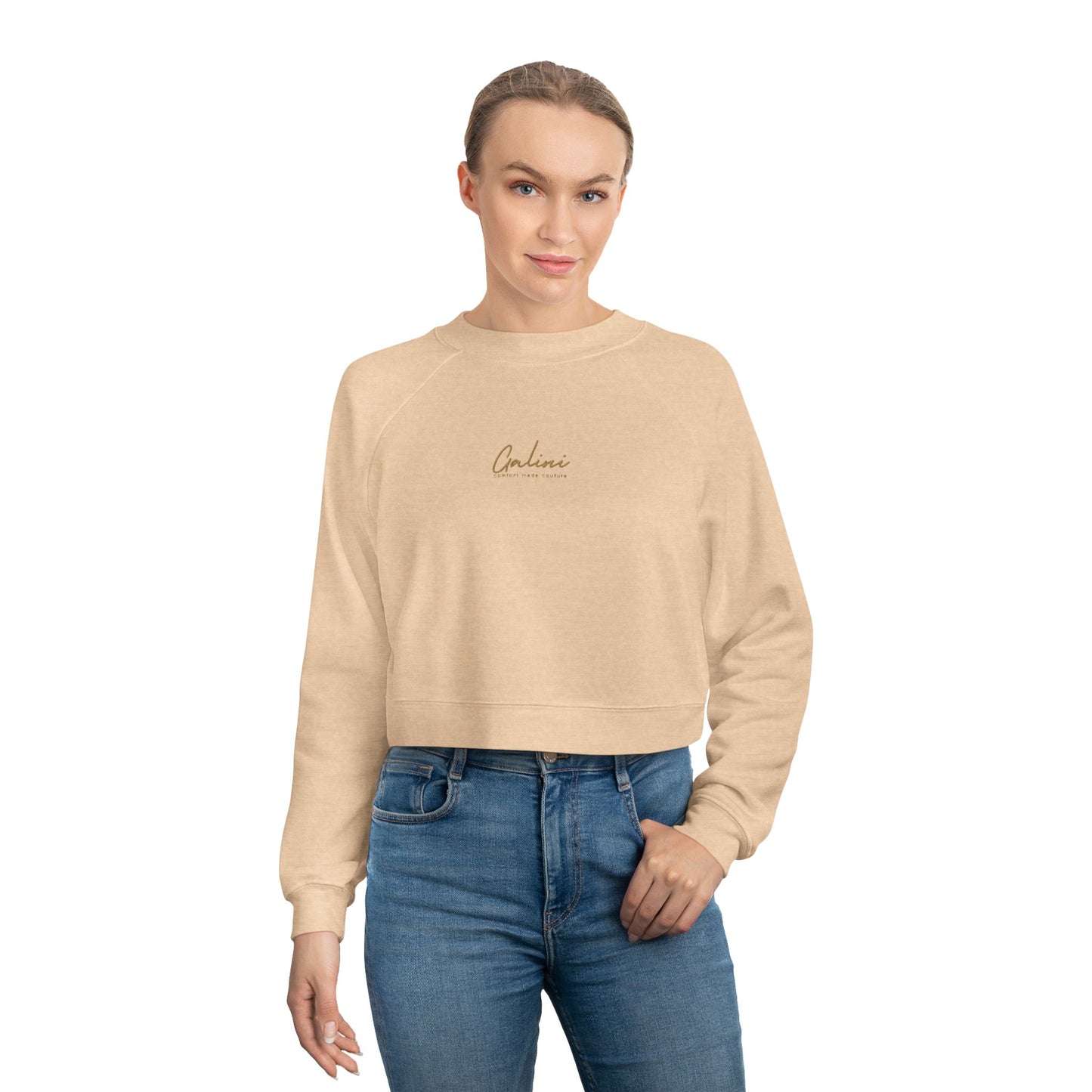Galani Cozy Women's Sweatshirt - Gold Script